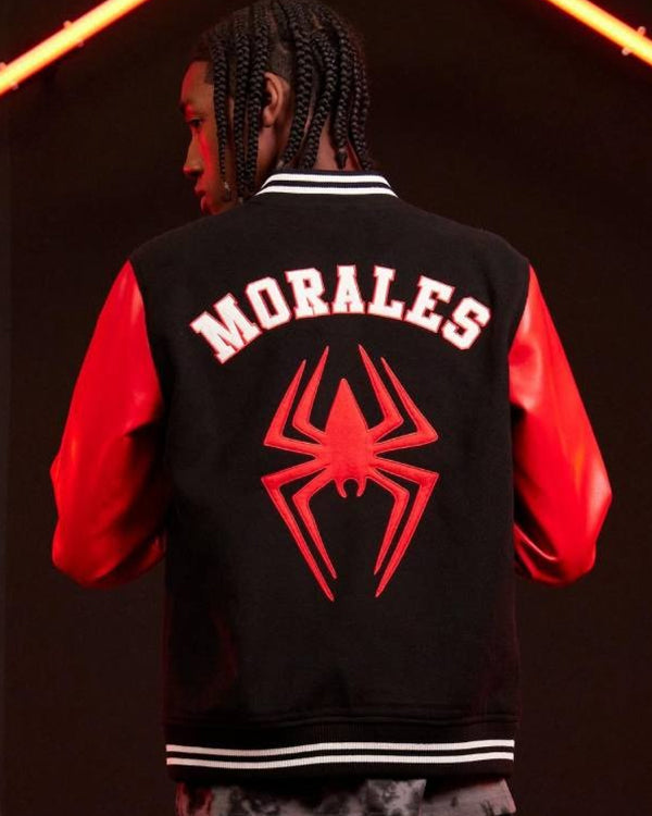 Across The Spider-Verse Miles Morales Varsity Jacket