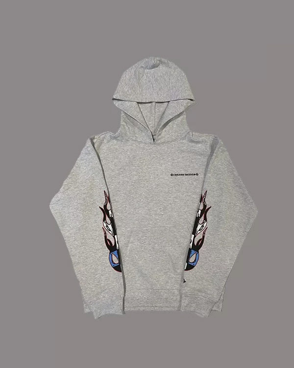 Chrome Hearts Matty Boy Brain Hoodie – Gray