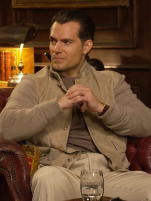 Henry Cavill Extratv Show Cardigan