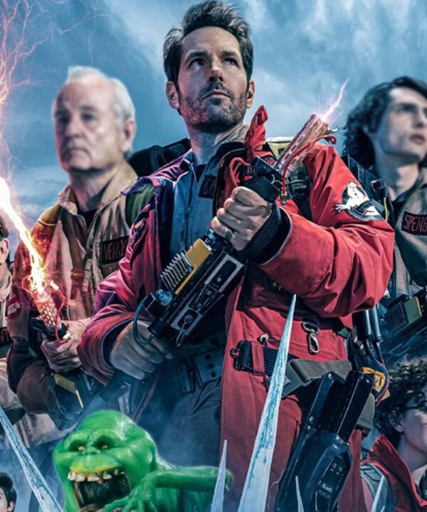 Ghostbusters Frozen Empire Paul Rudd Red Jacket