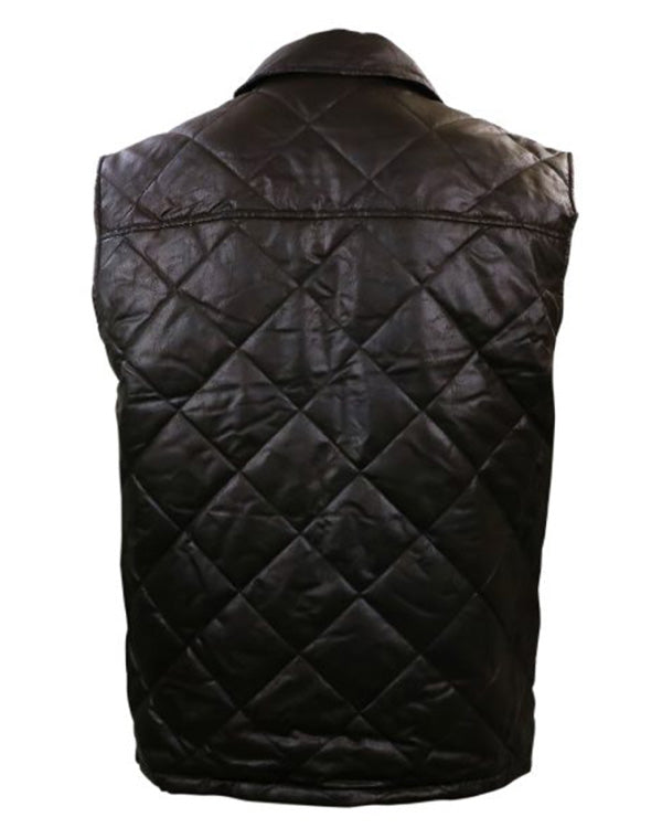 Yellowstone Brown Leather Vest